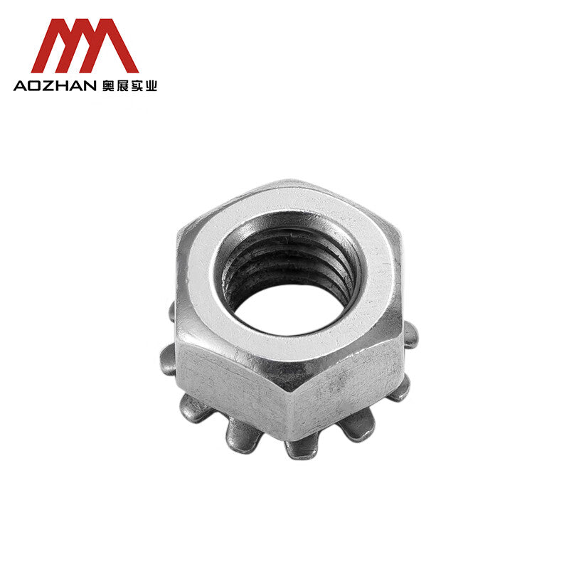 AOZHAN SJ2843K type nuts, K caps, 304 stainless steel, full series GPH M8 (1500 pieces/box)