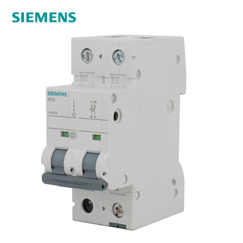 Siemens 5SY4220-7CC Type C 20A 2P Circuit Breaker