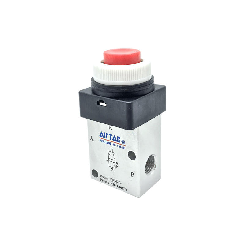 AirTAC convex push button manual valve (1/4); CM3PP08R