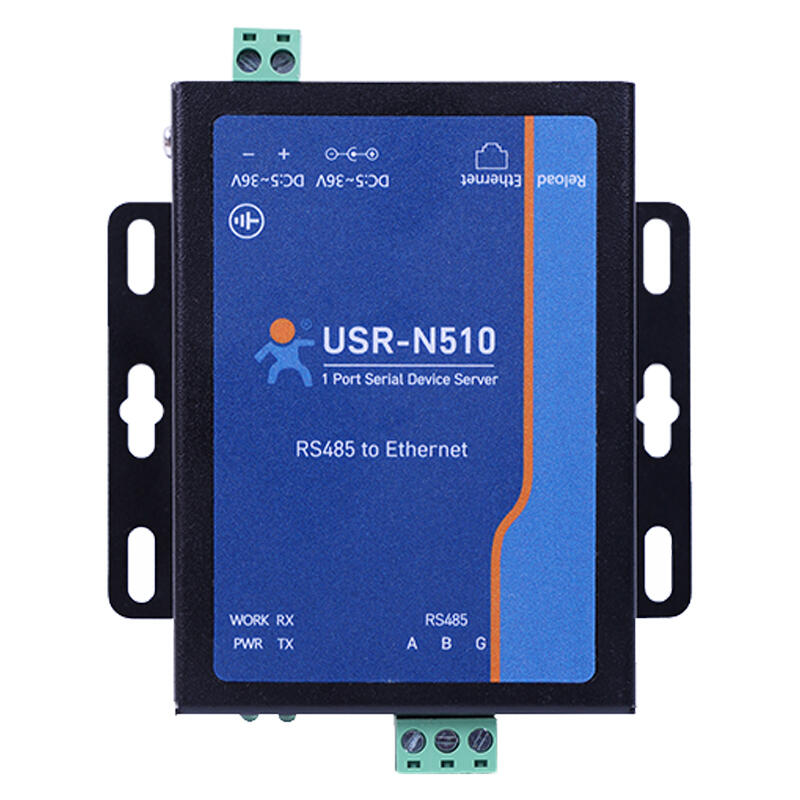 USR-N510 Industrial Serial Port Server Single Port 2 Port 4 Port RS232/485 to Ethernet Module Modbus Gateway RTU to TCP Single Serial Port Server N510 (RS485) USR-N510