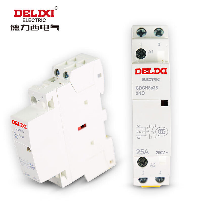 Delixi Electrical Contactor CDCH8S 25A 2P 2NO 220-240V