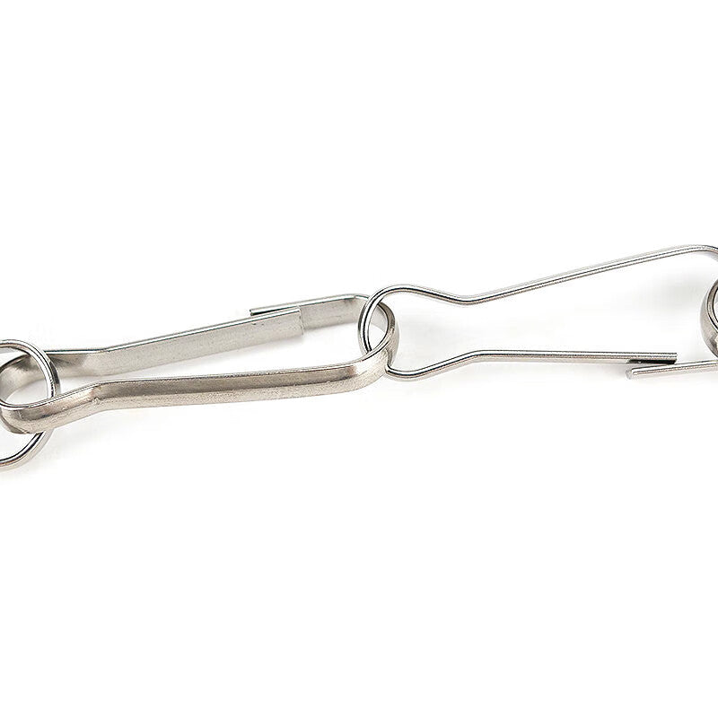 Shanglijin 304 Stainless Steel Buckle, Spring Buckle, Chain Buckle, Keychain, Fishing Gear Buckle, Buckle Waist Buckle, 40mm, 50 pieces