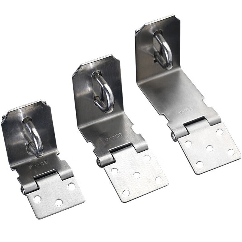 Deyu Crafts Stainless Steel 90-Degree Lock, Office Desk Drawer Lock, Right Angle Lock, Door/Window/Cabinet Hook, One Price, 5-inch, Includes Screws