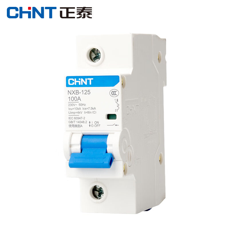 Chint NXB-125-1P-100A air switch overload air switch small circuit breaker DZ47 upgraded version 1P C100