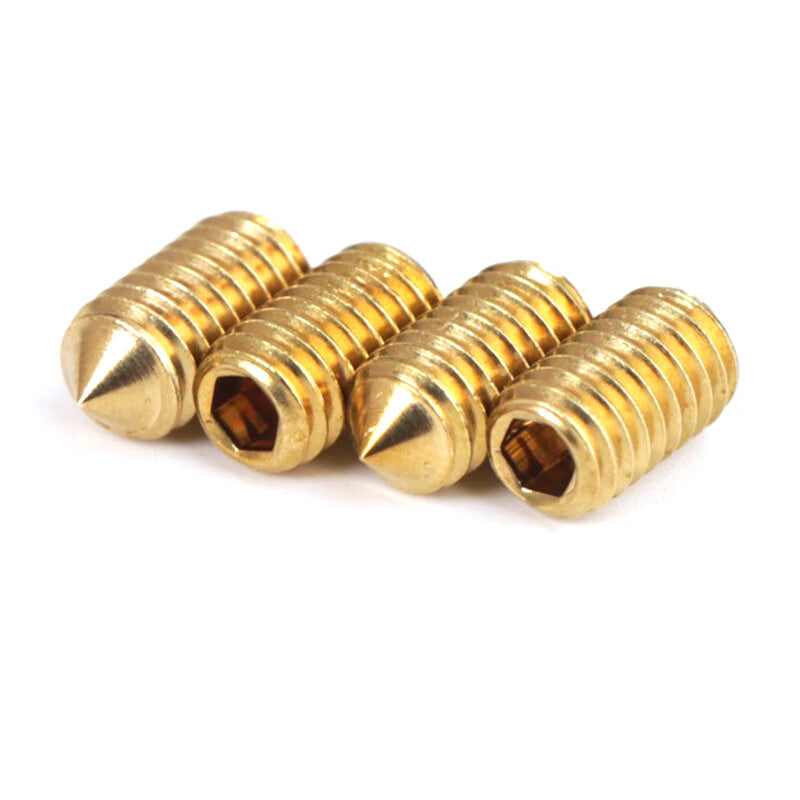 Bairuit brass set screws, M3*4mm, 10 pieces.