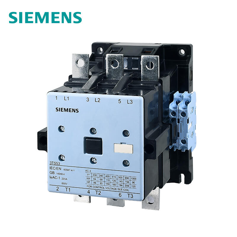 Siemens 3TS52110XN2 Contactor 170A 90kW 220V with Auxiliary Switch