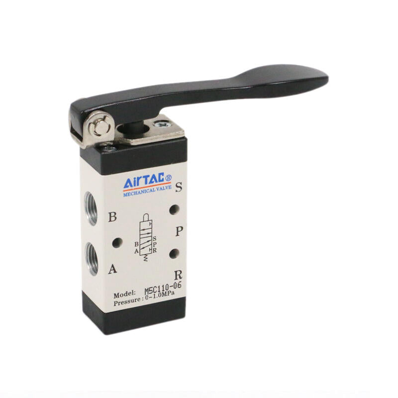 AirTAC Long handle manual valve (1/8); M5C11006