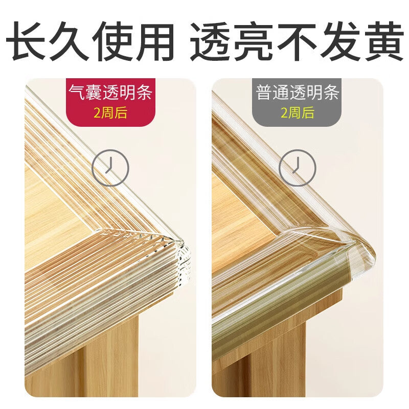 Shengduoshan transparent anti-collision strip, invisible table corner protector for infants and toddlers, anti-collision sticker, invisible anti-collision, no edge curling, 2 meters.