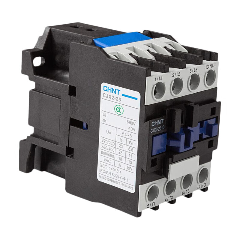 Chint CJX2-2510 3P AC Contactor 25A 220VAC