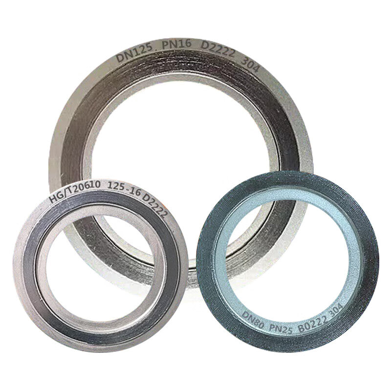 Hurricane Range, US Standard 304 Inner and Outer Ring Metal Graphite Spiral Wound Pad, Unit: Piece, DN250/150LB
