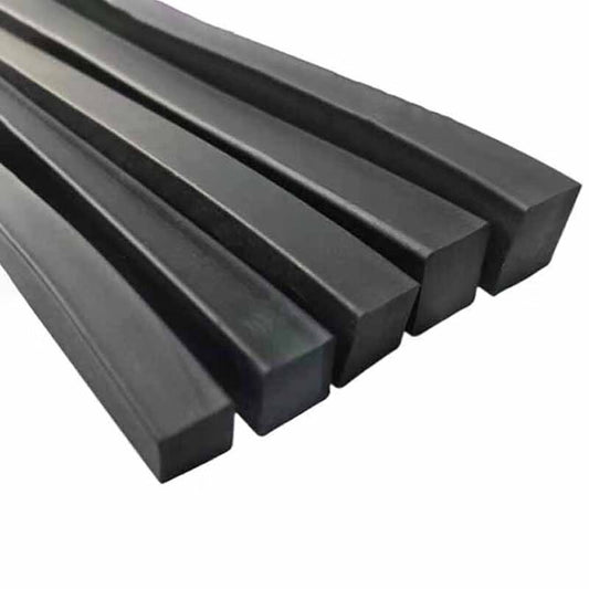 Mountain Top Pine Nitrile Rubber Strips, Cushioning Rubber Strips, Flat Strips, Solid Shock Absorbing Strips, Oil-Resistant Marine Sealing Strips, Wear-Resistant and Pressure-Resistant, 20mm Thick * 25mm Wide (Price per Meter)