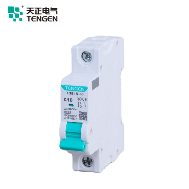 Tianzheng Electric TGB1N series 63 frame air switch small circuit breaker short circuit overload protection D type 2P 63A335012800683