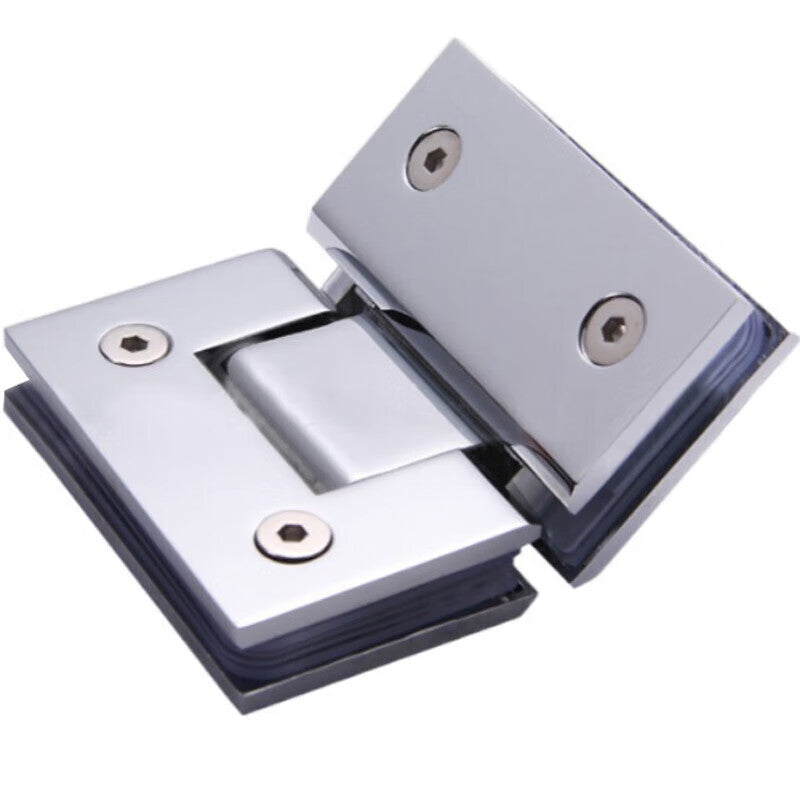 Deyu Stainless Steel Solid Glass Door Hinges (Unit: Piece) 201# 180-degree Brushed Finish