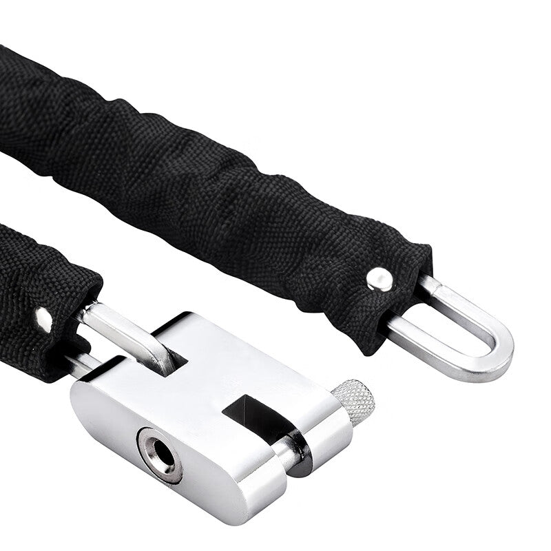 Basic chain lock, anti-theft chain lock, anti-cutting iron chain lock, tricycle, bicycle, motorcycle lock, electric vehicle chain lock, 1 meter.