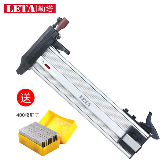LETA ST38B semi-automatic cement nail gun and manual nailing machine LT7052 for fixing cable trays.