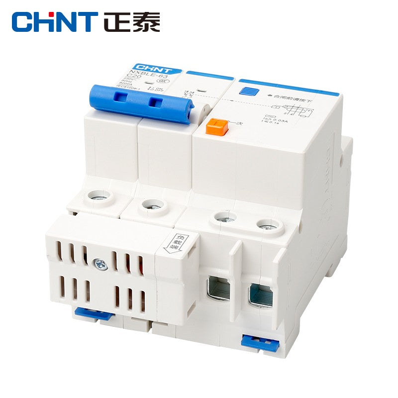 Chint (CHNT) NXBLE-63-2P-C20-30mA-6kA small leakage protection circuit breaker leakage protection air switch