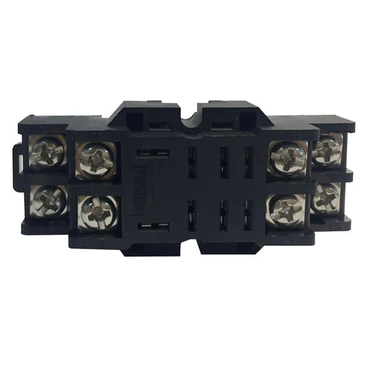 ERT PTF08A intermediate relay base with fixing clip 10A (applicable range EZL1, EL1N, EZL2, EZL2N, EZSL2N), 8 feet