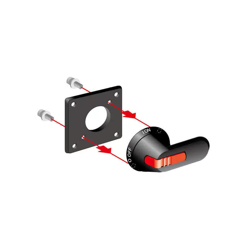 ABB disconnect switch accessories, handle black; OHZX6 [1]