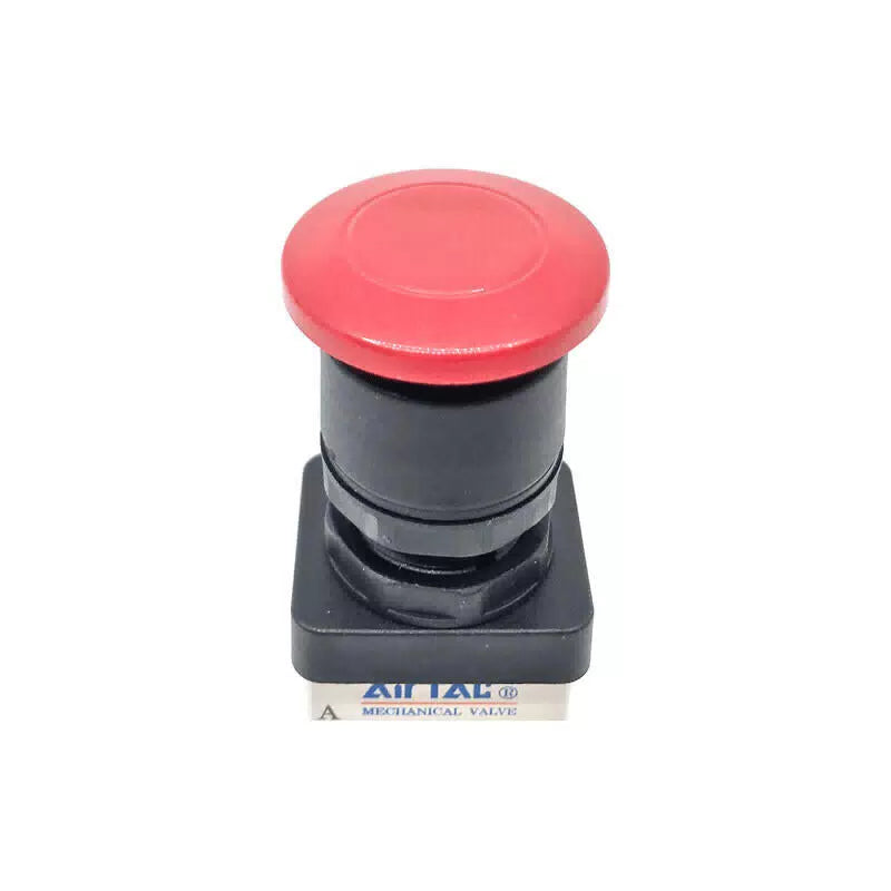 AirTAC Mushroom Head Button Type Manual Valve (1/4); S3PM08R [4]