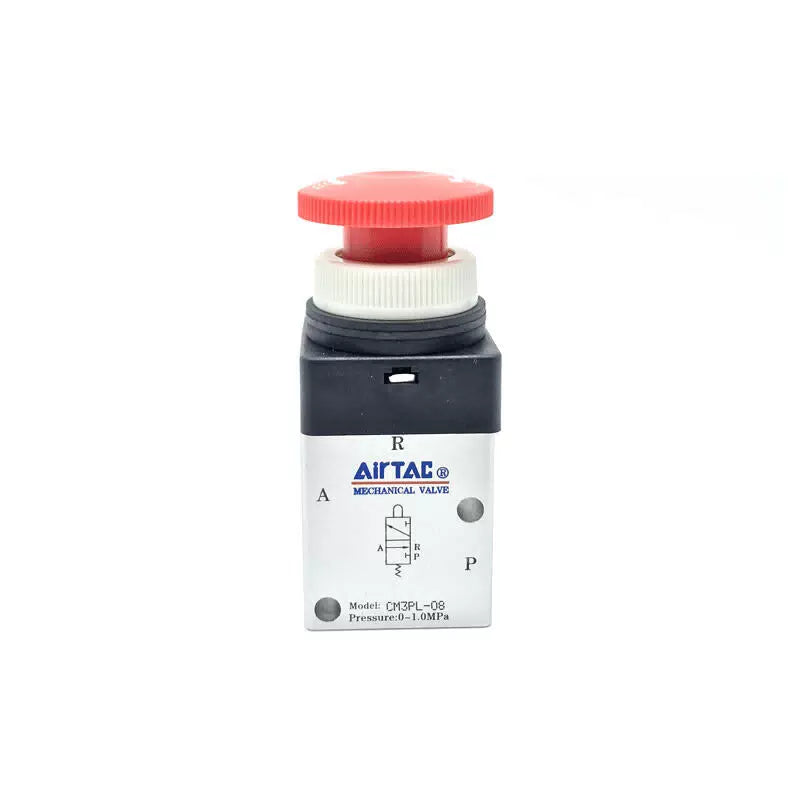 AirTAC Parking Rotary Button Manual Valve (1/4); CM3PL08R [1]