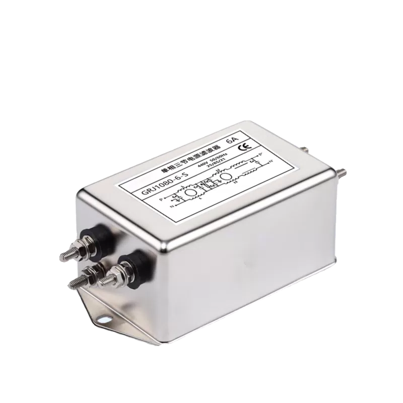 Angming EMI Power Filter Power Module Noise EMC Electromagnetic Compatibility Filter GRJ1050-10A (Suitable for most AC/DC power supplies 10A) [4]