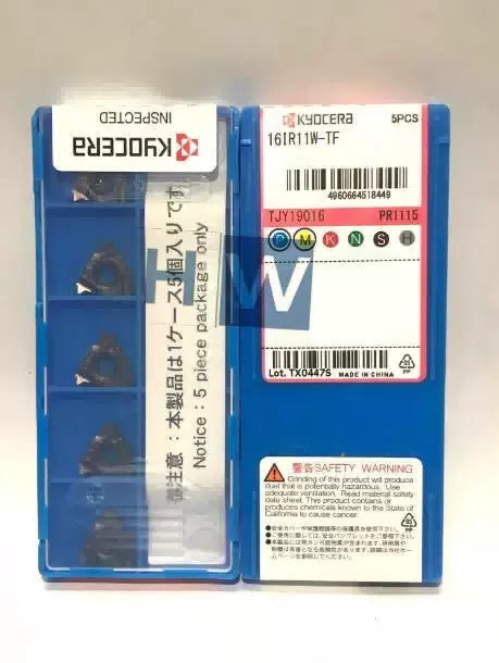 BOx/ 5PCS Kyocera Thread Cutter CNC Blade 16IR11W-TF PR1115 [2]