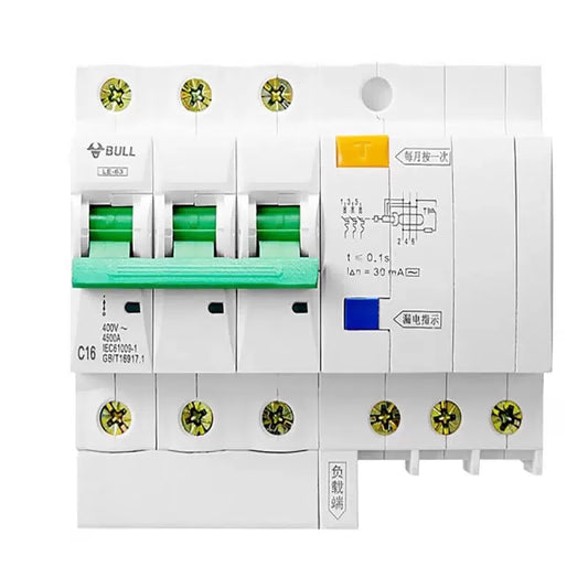 BULL Air Switch 3P 16A Leakage Protection Circuit Breaker [1]