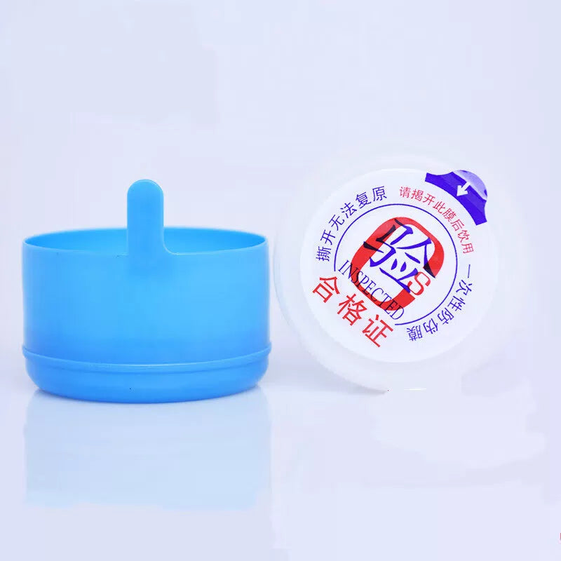 Bingyu Disposable Water Bottle Lid Sealing Cap, Smart Water Dispenser Purified Water Bottle Sealing Cap, 6.8g White (100 pieces) BYT-348 [2]