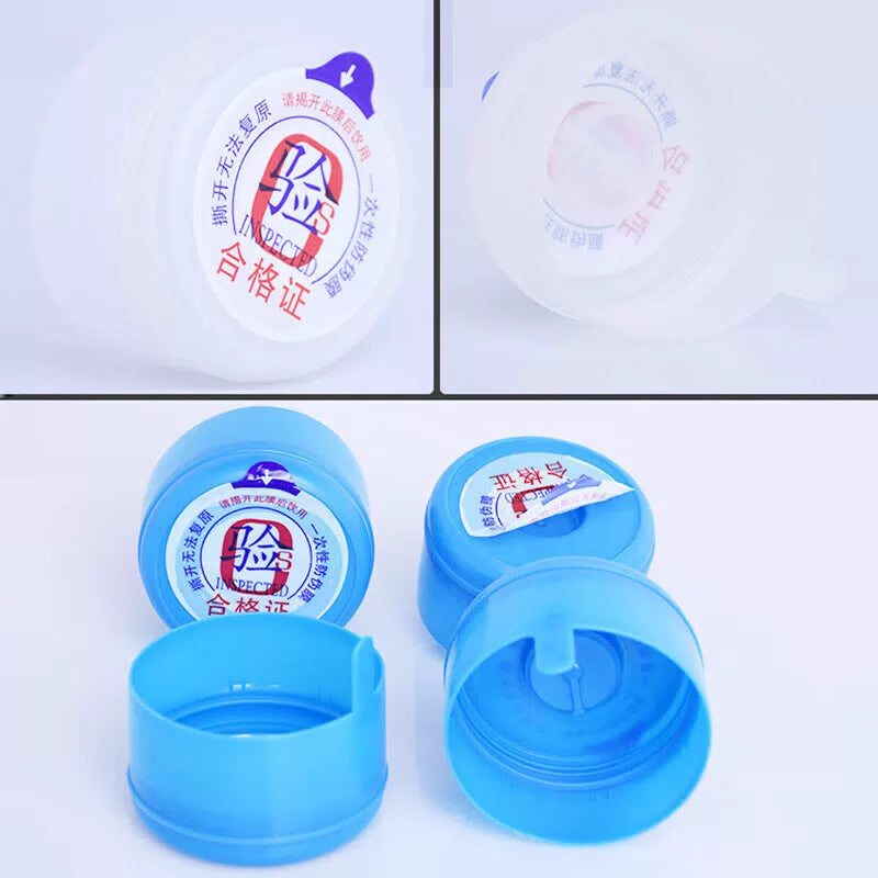 Bingyu Disposable Water Bottle Lid Sealing Cap, Smart Water Dispenser Purified Water Bottle Sealing Cap, 6.8g White (100 pieces) BYT-348 [3]