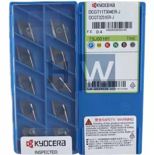 Box/10Pcs DCGT11T304ER-J TN60 Diamond CNC Milling Insert [1]