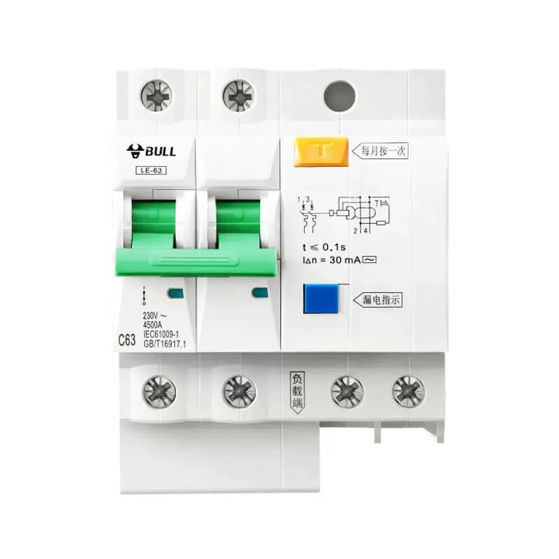 Bull LE-63/25A 2P C-type Circuit Breaker 230V [2]