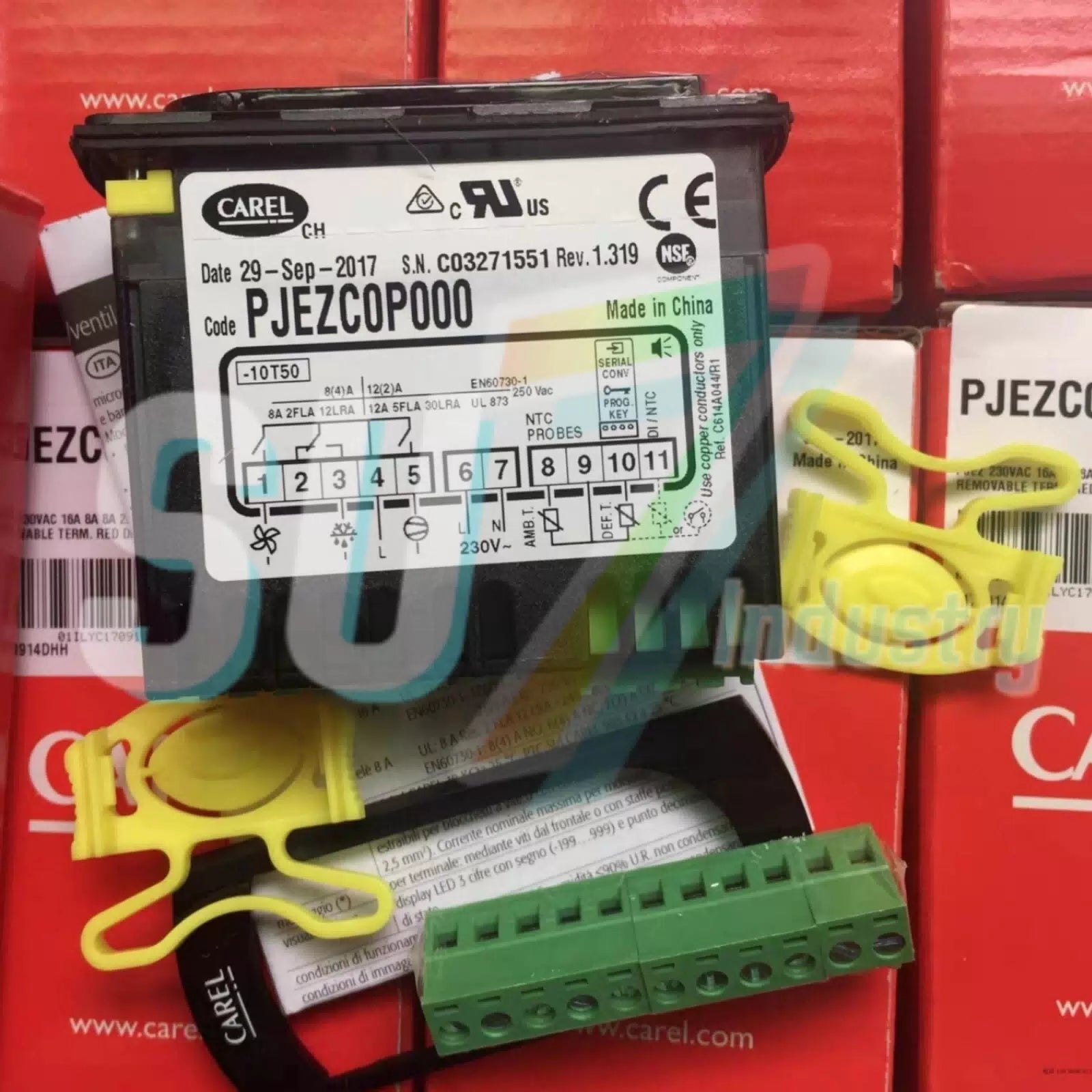 CAREL PJEZC0P000 Temperature controller# 1pcs    In Box [2]