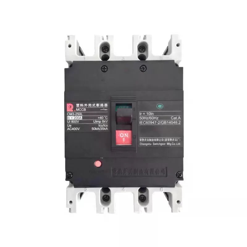 Changshu 200A 3-Pole Molded Case Circuit Breaker 50kA Capacity [2]