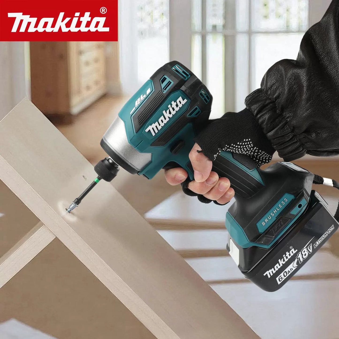 Charge Kit-Makita DTD173 blue Brushless Drilling Power Tool, Suitable for Home Decoration and DIY [5]