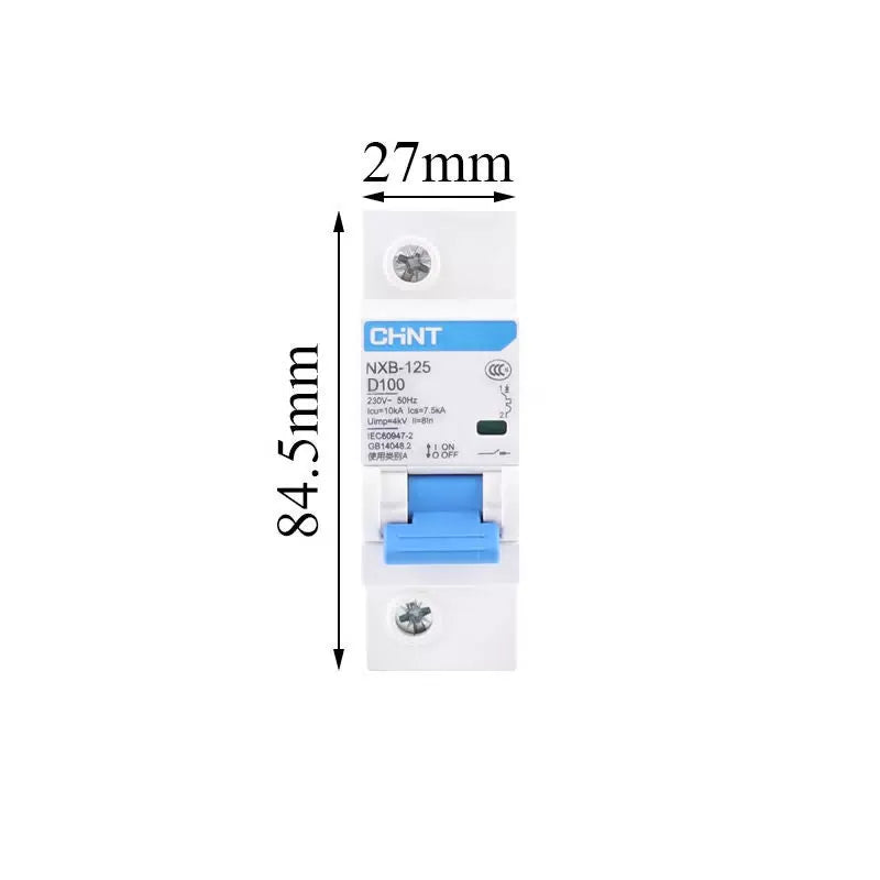 Chint (CHNT) air switch small circuit breaker air switch NXB-125 1P D100 [1]