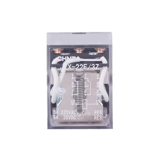 Chint power relay; JZX-22F(D)/3Z plugs into AC220V [1]