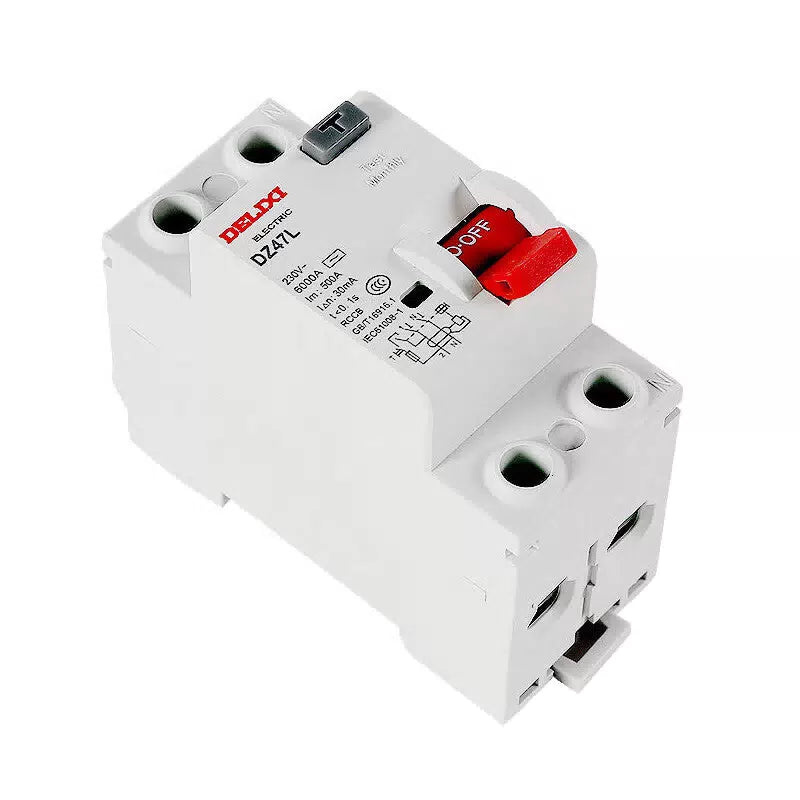 DELIXI DZ47L 2P 40A 30mA Leakage Circuit Breaker Switch [2]
