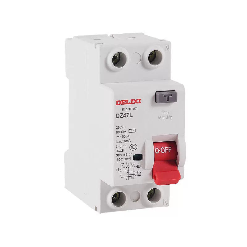 DELIXI DZ47L 2P 40A 30mA Leakage Circuit Breaker Switch [3]