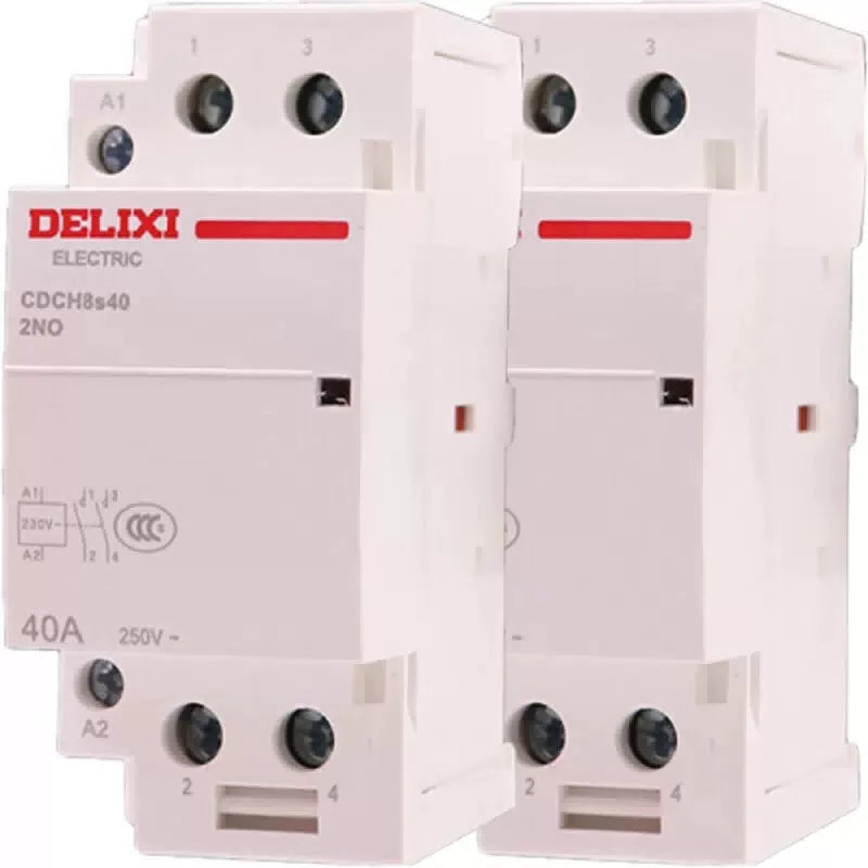 DELIXI ELECTRIC CDCH8S 40A 2P 1NO+1NC AC Contactor [5]