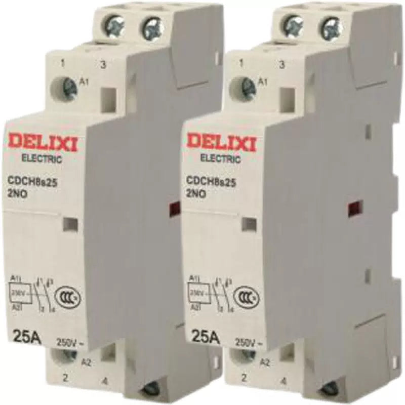 DELIXI ELECTRIC CDCH8s25 Contactor 25A 2P 2NC 220-240V [5]