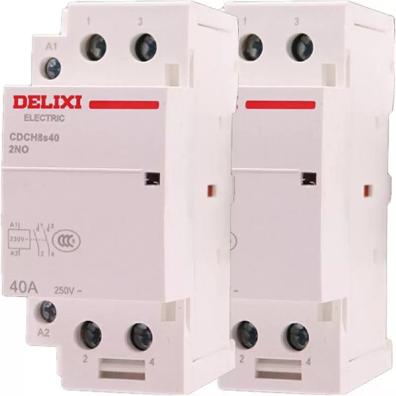 DELIXI ELECTRIC CDCH8s40 40A Contactor 2P 2NO 220-240V [5]