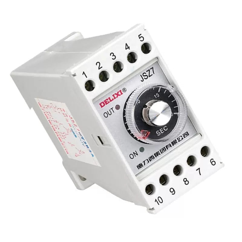 DELIXI ELECTRIC Electronic time relay JSZ7-T2B3A 0.6-6S AC110V/piece [2]