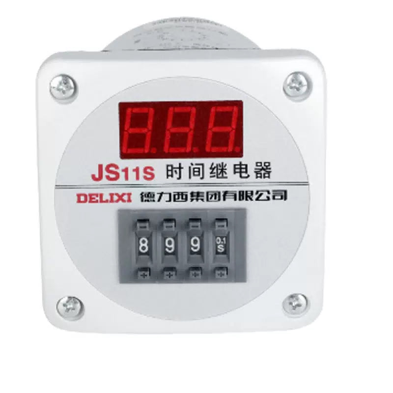 DELIXI ELECTRIC JS11J Digital Time Relay 1-9999 min AC220V [2]