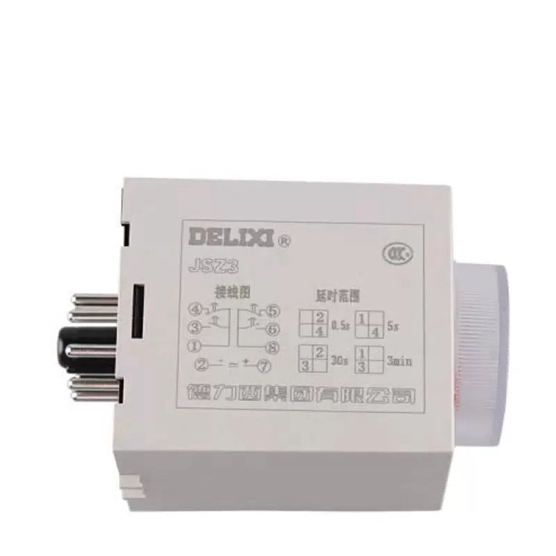 DELIXI ELECTRIC electronic time relay JSZ3C-F 2M/20M/2H/12H DC24V/piece [3]