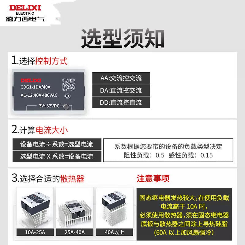 DELIXI ELECTRIC radiator SRQ-W type, 70*125*50mm [2]
