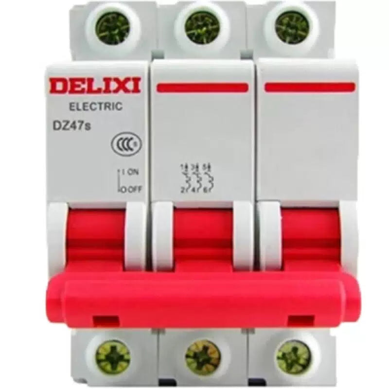 DELIXI-ELECTRIC small circuit breaker-air switch-DZ47S-D-3P-10A/piece [1]