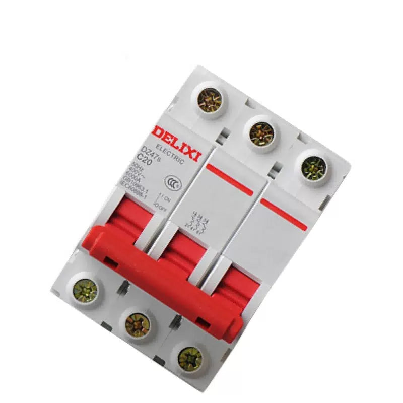 Delixi DZ47S C Type 3P 6A Mini Circuit Breaker - Individual Unit [3]