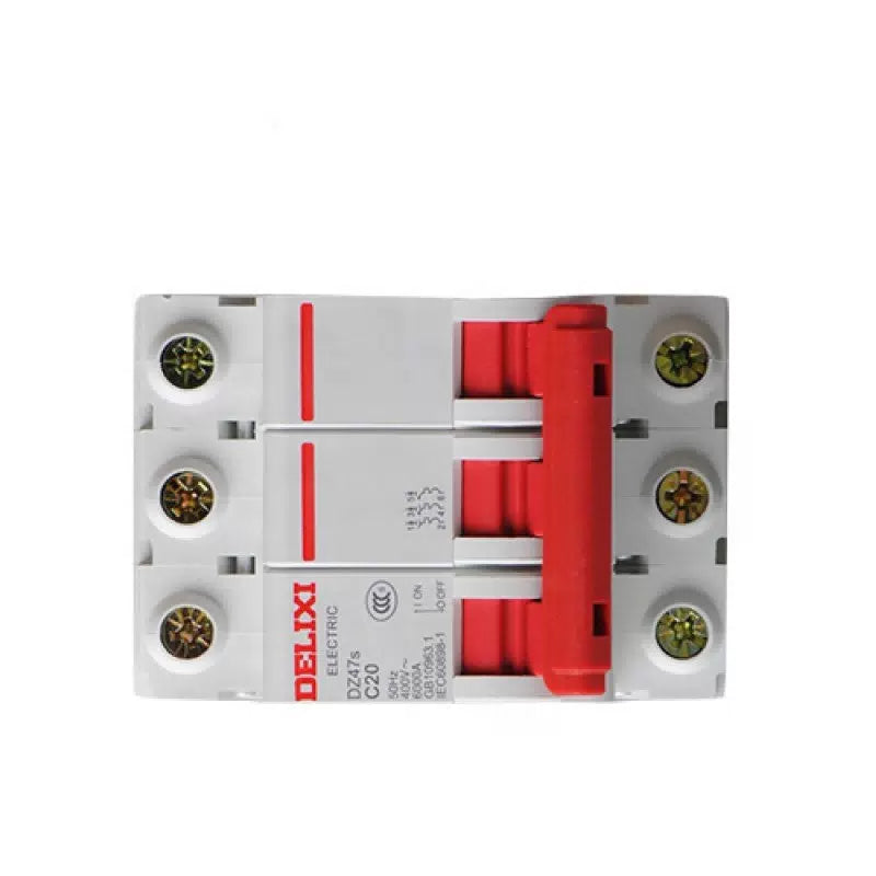 Delixi DZ47S C Type 3P 6A Mini Circuit Breaker - Individual Unit [4]