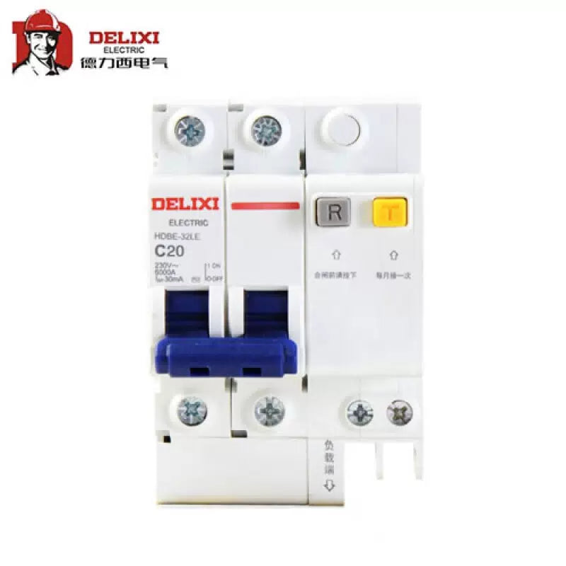 Delixi Electric leakage circuit breaker HDBE-32LE 2P Type C 25A 100mA TM [1]