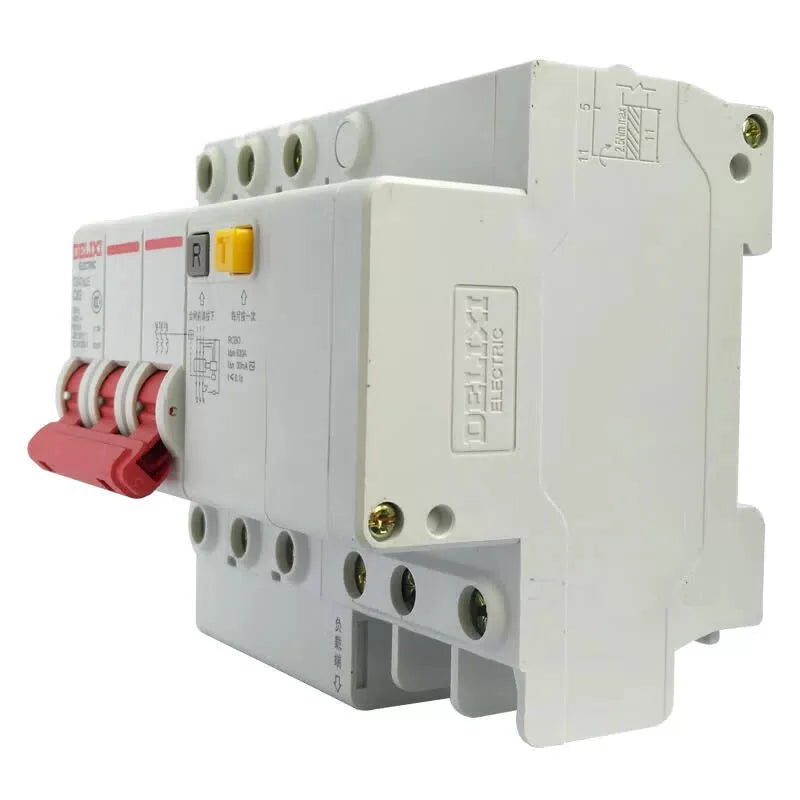 Delixi Electric small leakage protection circuit breaker; DZ47sLE 3P D 63A [4]